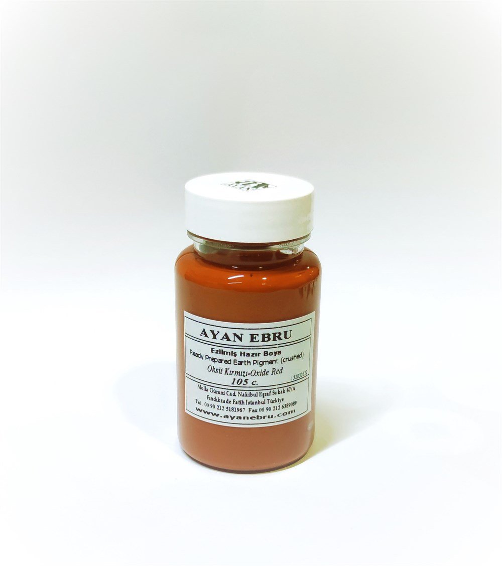 AYAN EBRU EZİLMİŞ HAZIR BOYA 105 cc. OKSİT (AŞI) KIRMIZI