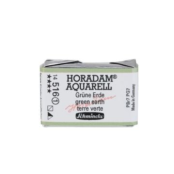 Schmincke Horadam Aquarell Artistik Sulu Boya Tam Tablet Seri 1 516 Green Earth