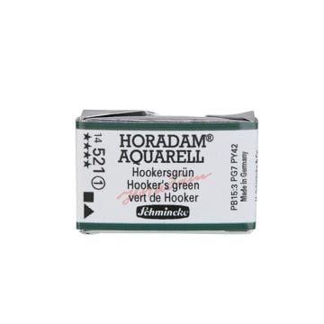 Schmincke Horadam Aquarell Artistik Sulu Boya Tam Tablet Seri 1 521 hookers green
