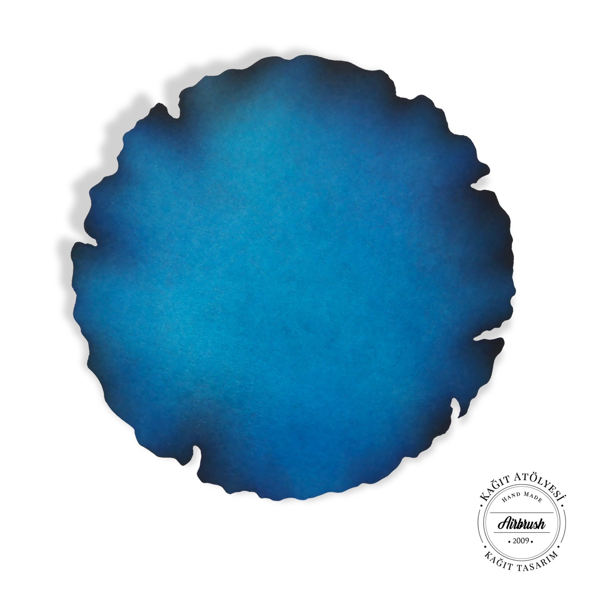 Kağıt Atölyesi 300 gr A4 Mavi Yuvarlak