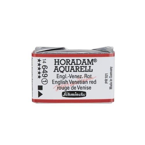Schmincke Horadam Aquarell Artistik Sulu Boya Tam Tablet Seri 1 649 english venetian red