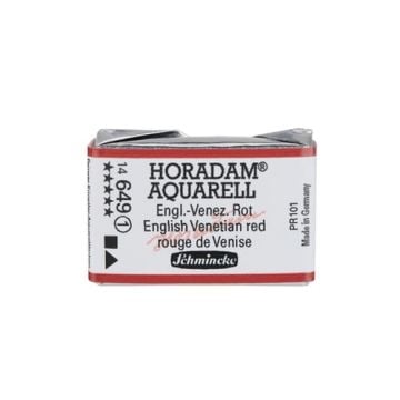 Schmincke Horadam Aquarell Artistik Sulu Boya Tam Tablet Seri 1 649 english venetian red