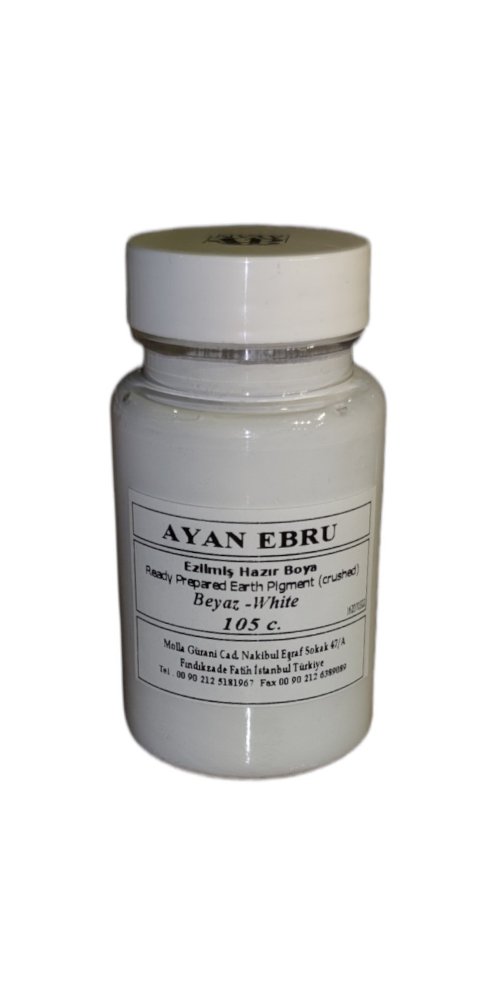 AYAN EBRU EZİLMİŞ HAZIR BOYA 105 cc. BEYAZ