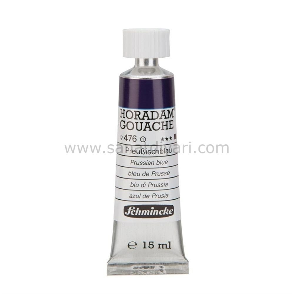 Schmincke 476 Prussian Blue Horadam Gouache Boya 15 ml Seri 1