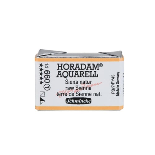 Schmincke Horadam Aquarell Artistik Sulu Boya Tam Tablet Seri 1 660 Raw Sienna