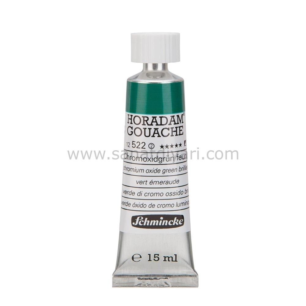 Schmincke 522 Chromium Oxide Green Brilliant Horadam Gouache Boya 15 ml Seri 2