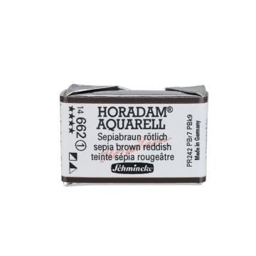 Schmincke Horadam Aquarell Artistik Sulu Boya Tam Tablet Seri 1 662 sepia brown reddish