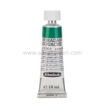 Schmincke 524 Helio Green Yellowish Horadam Gouache Boya 15 ml Seri 1