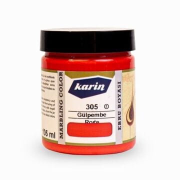 Karin Ebru Boyası 105 ml 305 Gül Pembe