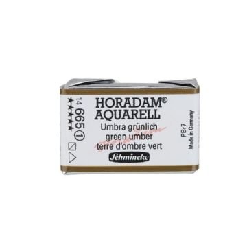 Schmincke Horadam Aquarell Artistik Sulu Boya Tam Tablet Seri 1 665 Green Umber