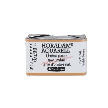 Schmincke Horadam Aquarell Artistik Sulu Boya Tam Tablet Seri 1 667 raw umber