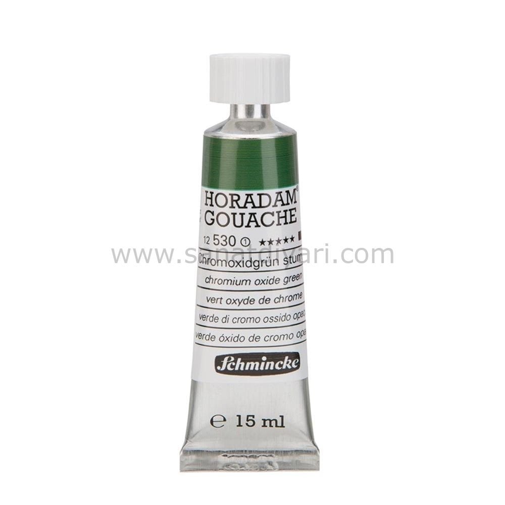 Schmincke 530 Chromium Oxide Green Horadam Gouache Boya 15 ml Seri 1