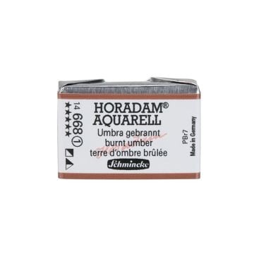 Schmincke Horadam Aquarell Artistik Sulu Boya Tam Tablet Seri 1 668 Burnt Umber