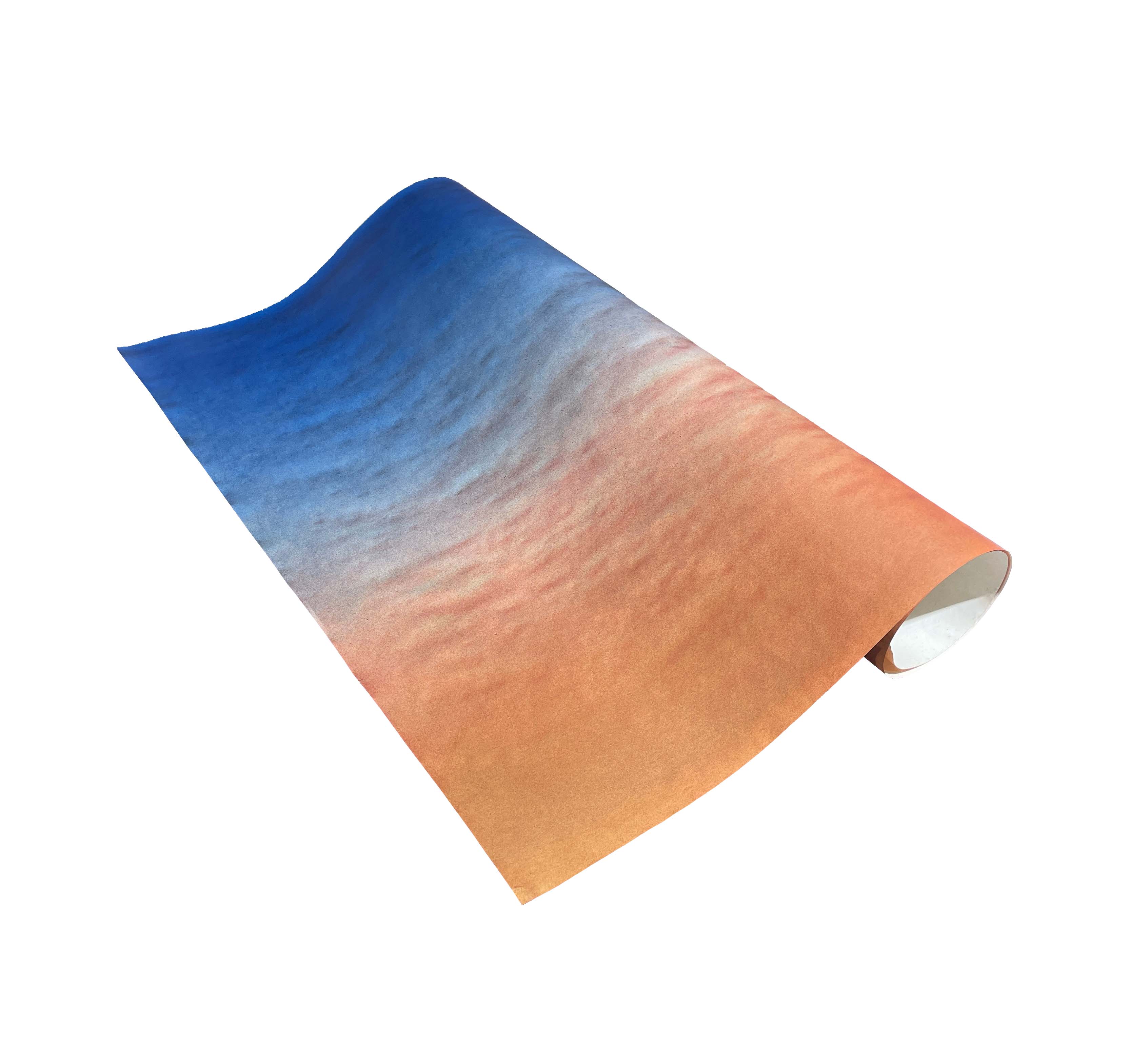 Tiryakiart Aharsız İtalyan Degrede Kağıt 70x100 cm - 2 (Ultramarin, Tarçın)