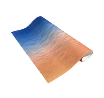 Tiryakiart Aharsız İtalyan Degrede Kağıt 70x100 cm - 2 (Ultramarin, Tarçın)