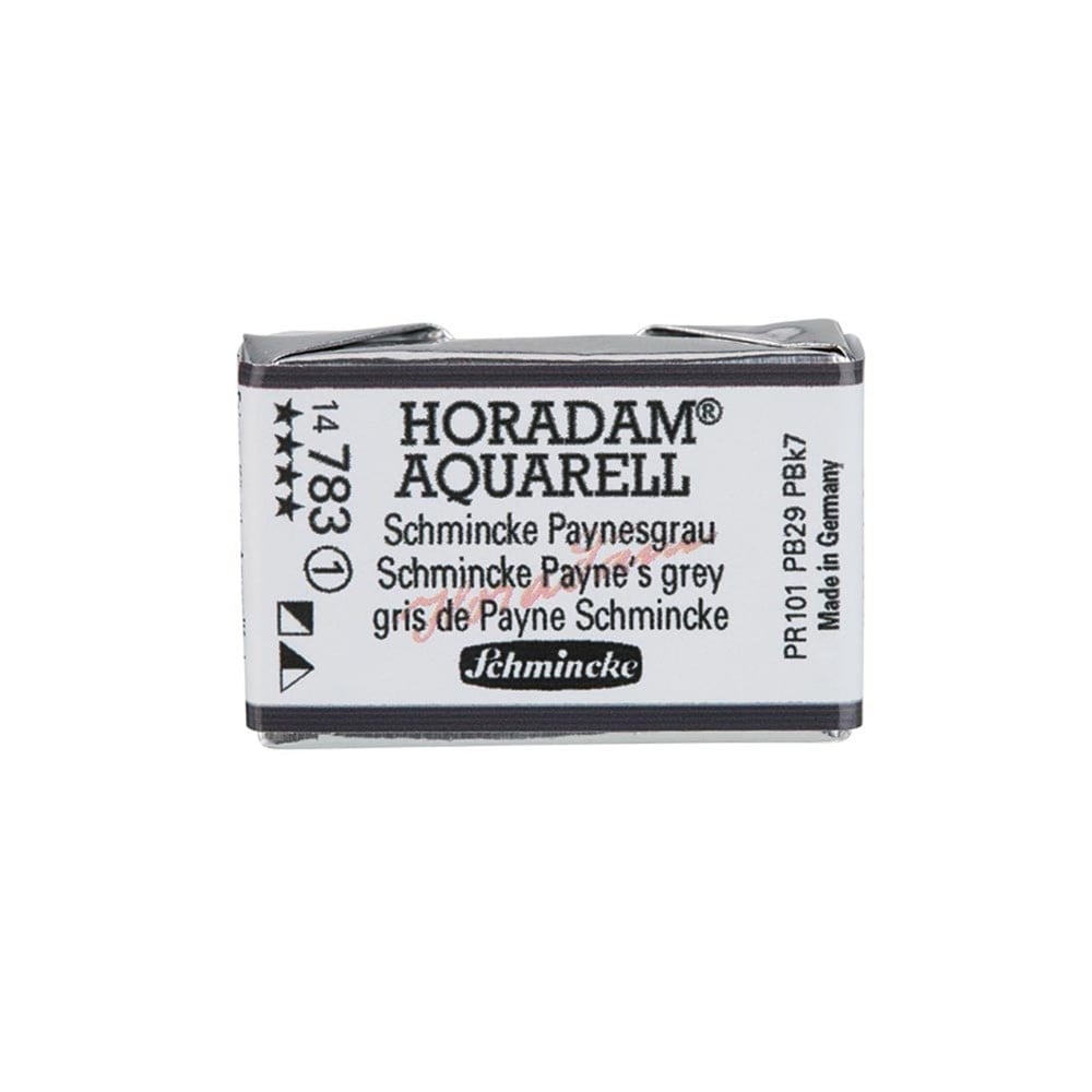 Schmincke Horadam Aquarell Artistik Sulu Boya Tam Tablet Seri 1 783 schmincke paynes grey