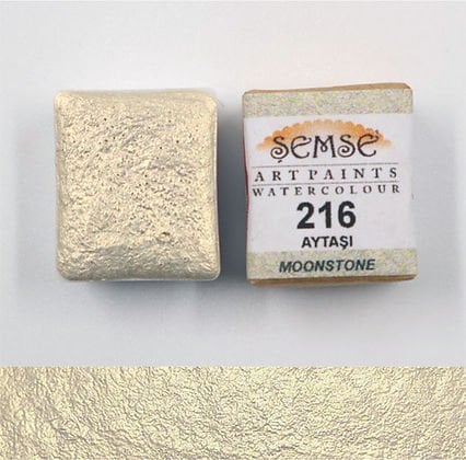 ŞemseArt No: 216 Aytaşı Yaldız Yarım Tava Sulu Boya