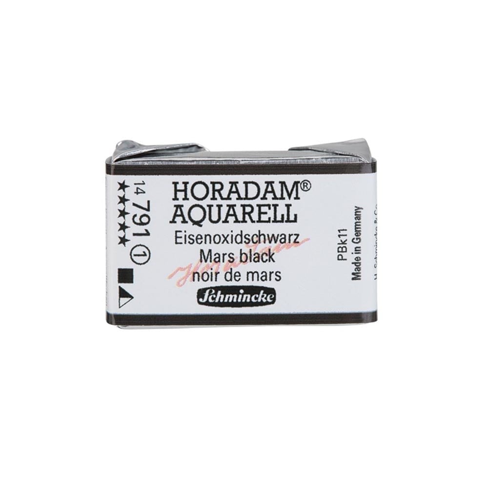 Schmincke Horadam Aquarell Artistik Sulu Boya Tam Tablet Seri 1 791 mars black