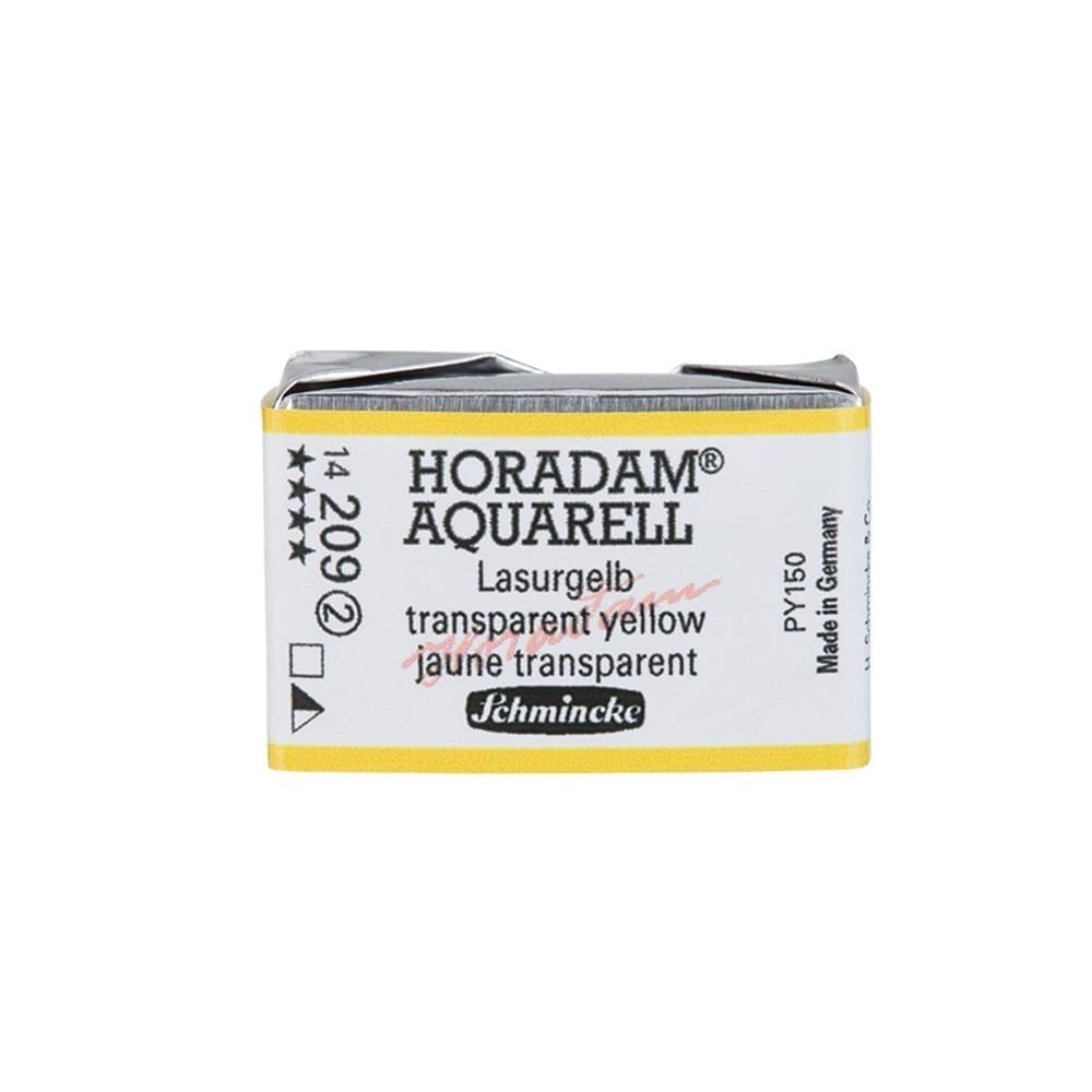 Schmincke Horadam Aquarell Artistik Sulu Boya Tam Tablet Seri 2 209 transparent yellow
