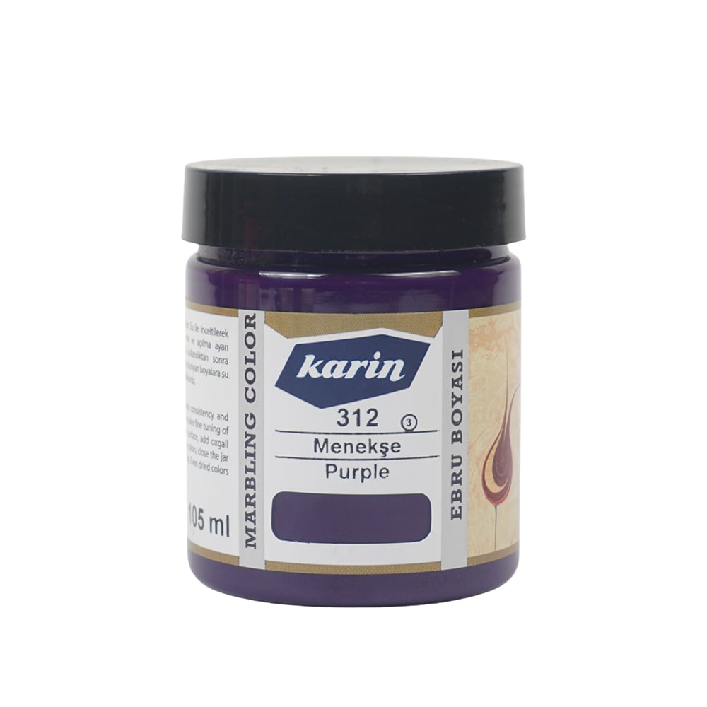 Karin Ebru Boyası 105 ml 312 Menekşe