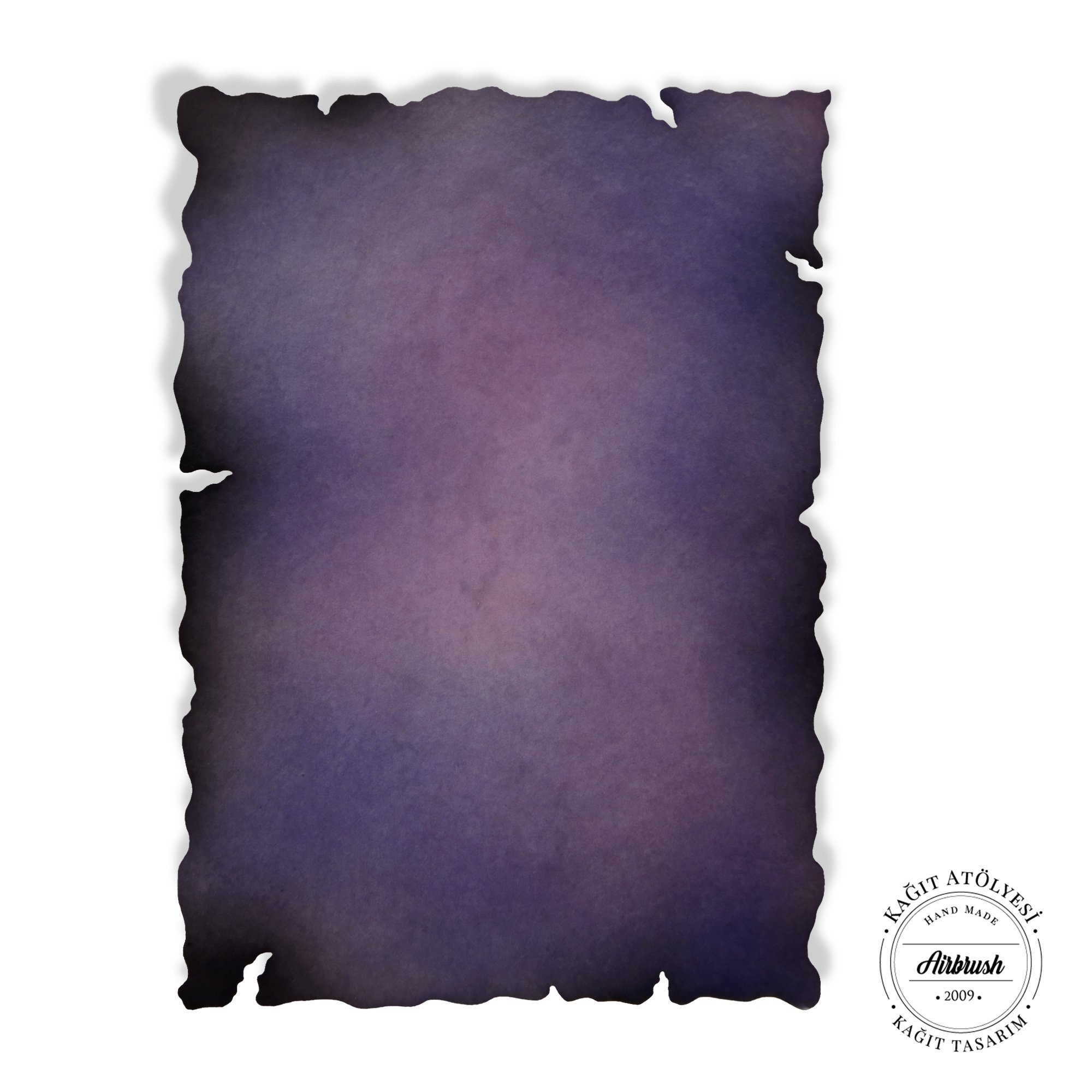 Kağıt Atölyesi 300 gr A5 Mor Dikdörtgen
