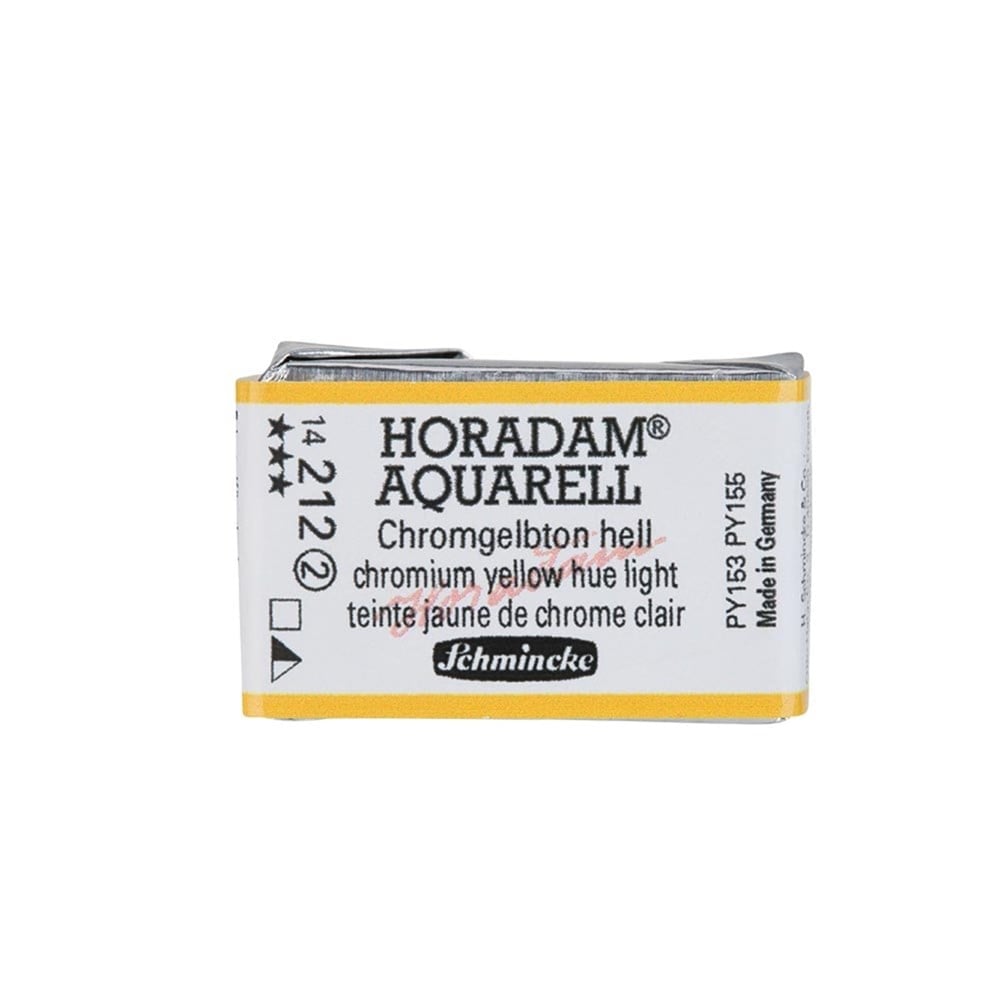 Schmincke Horadam Aquarell Artistik Sulu Boya Tam Tablet Seri 2 212 chromium yellow hue light
