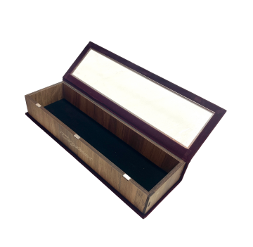 Tiryakiart Ahşap Kalemlik Büyük Boy Bordo