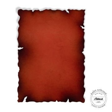 Kağıt Atölyesi 300 gr A6 Kırmızı Dikdörtgen