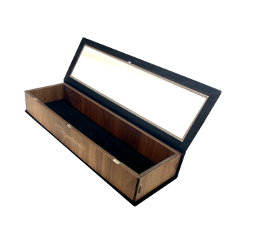 Tiryakiart Ahşap Kalemlik Büyük Boy Siyah