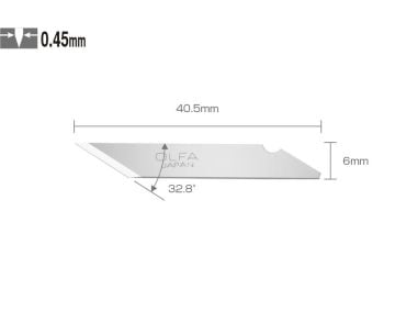 Olfa Maket Bıçağı Yedeği Blister (Ak-1-Ak-4 için) KB