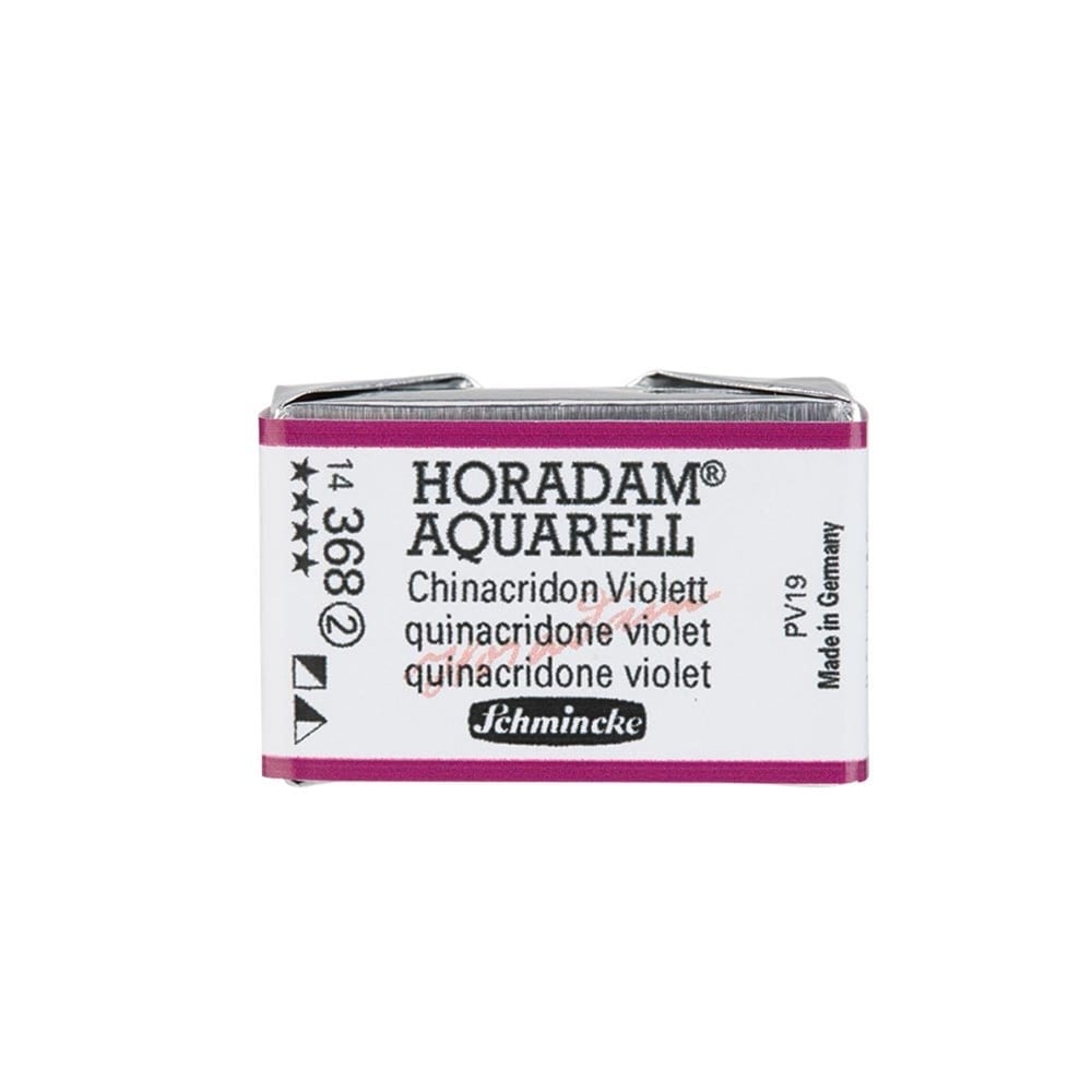 Schmincke Horadam Aquarell Artistik Sulu Boya Tam Tablet Seri 2 368 quinacridone violet