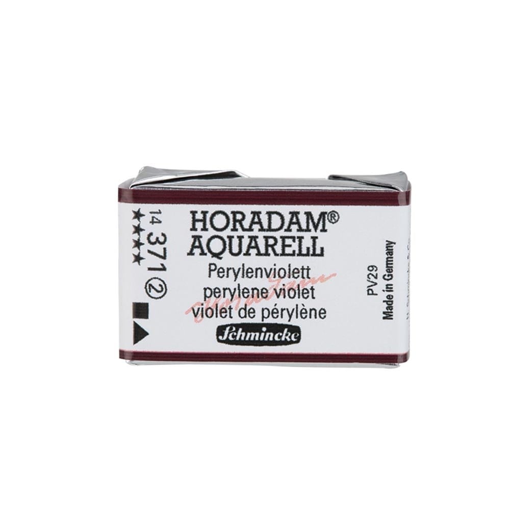 Schmincke Horadam Aquarell Artistik Sulu Boya Tam Tablet Seri 2 371 perylene violet