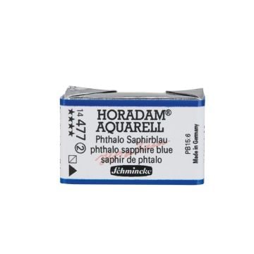 Schmincke Horadam Aquarell Artistik Sulu Boya Tam Tablet Seri 2 477 phthalo sapphire blue