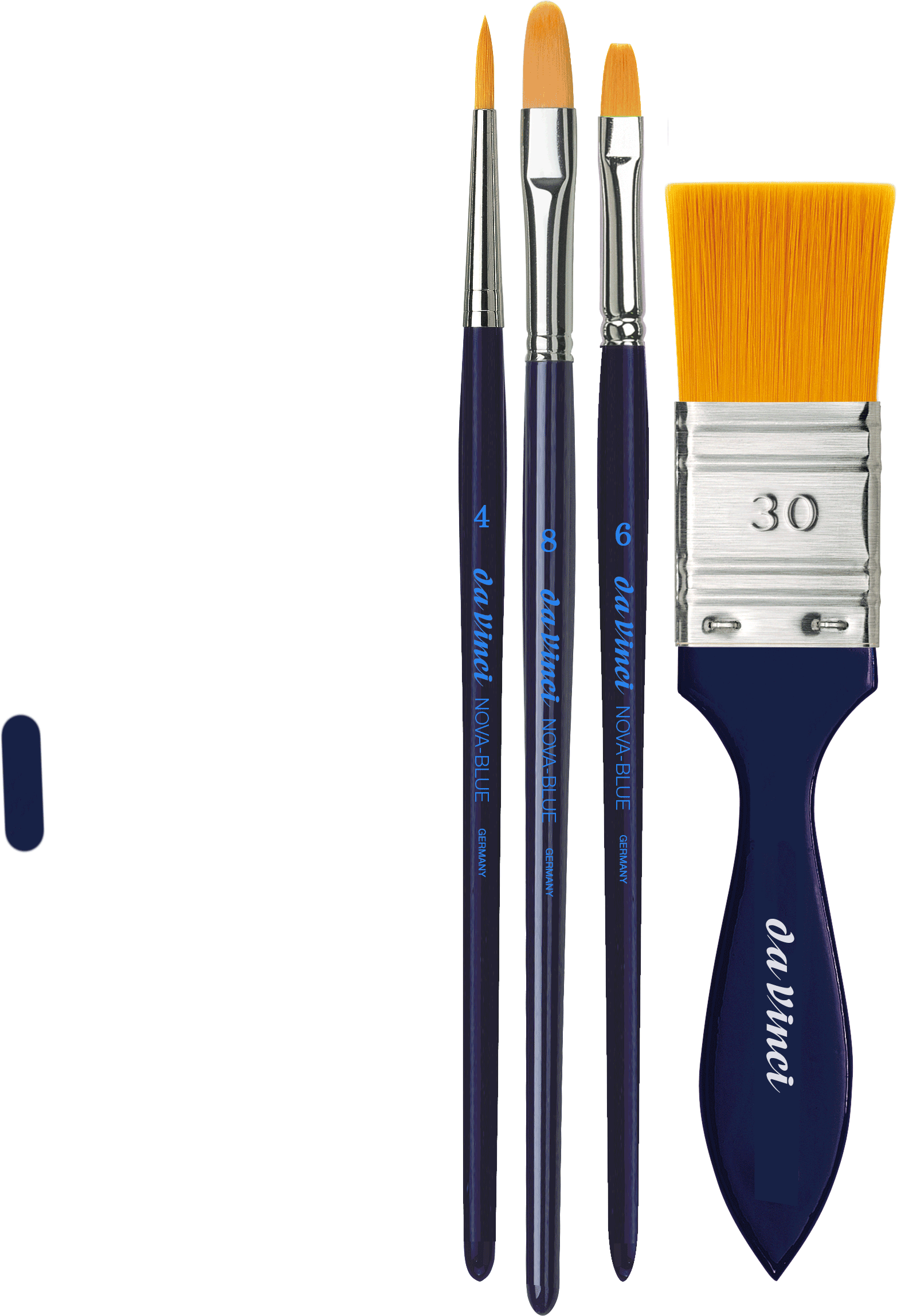 Da Vinci For Norma Blue Synthetic Oil Paint Brush Set 11660