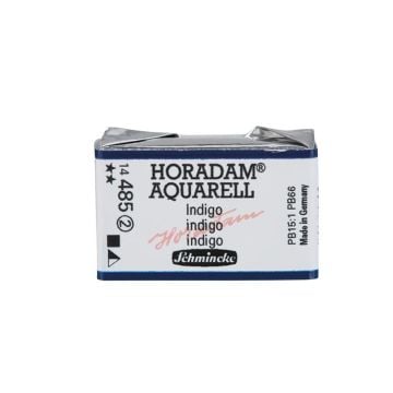 Schmincke Horadam Aquarell Artistik Sulu Boya Tam Tablet Seri 2 485 indigo