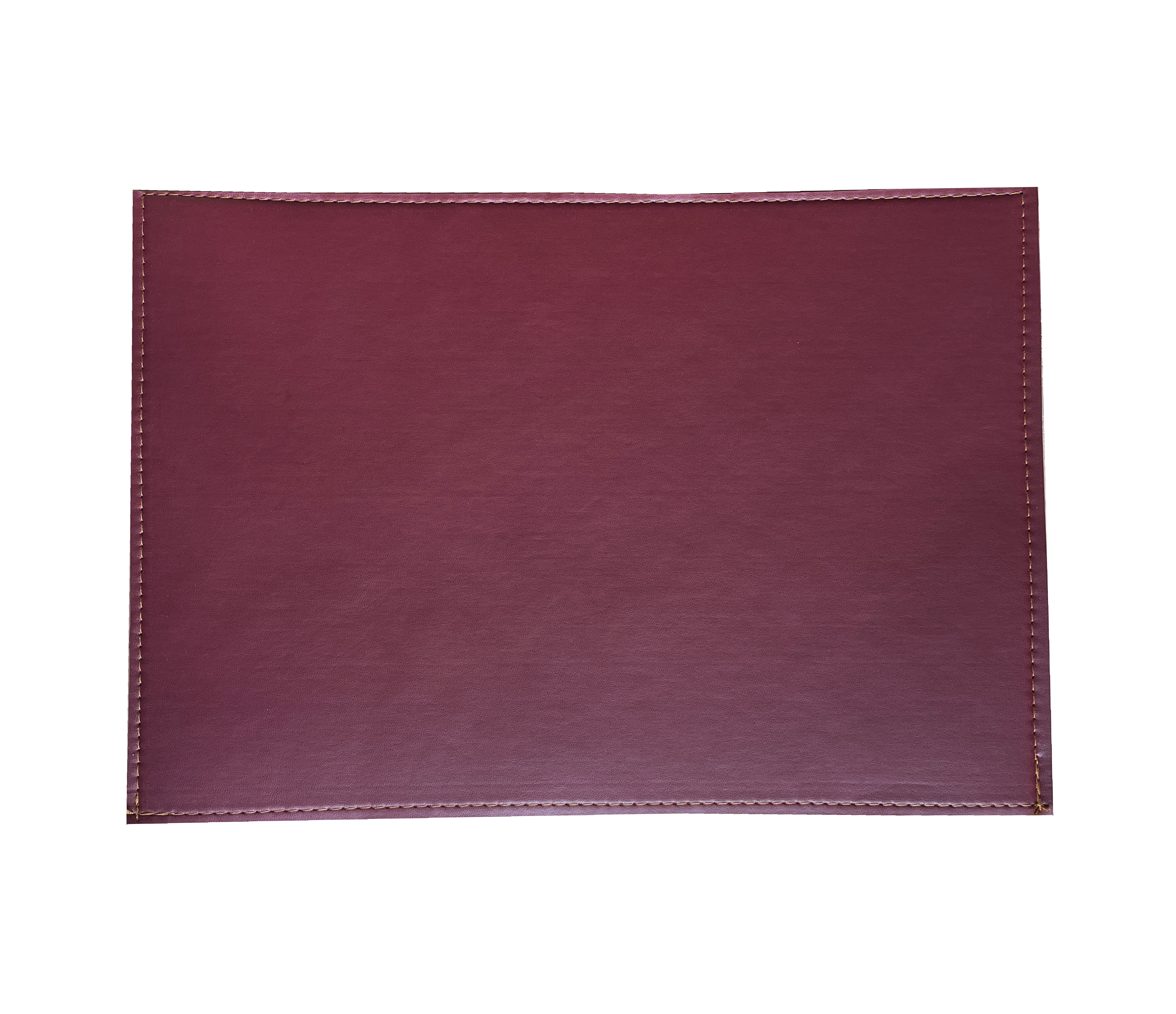 Tiryakiart Yazı Altlığı Suni Deri Bordo 27x39 cm