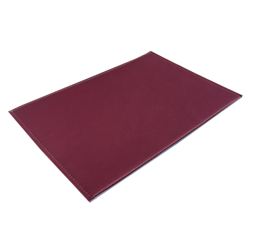 Tiryakiart Yazı Altlığı Suni Deri Bordo 27x39 cm