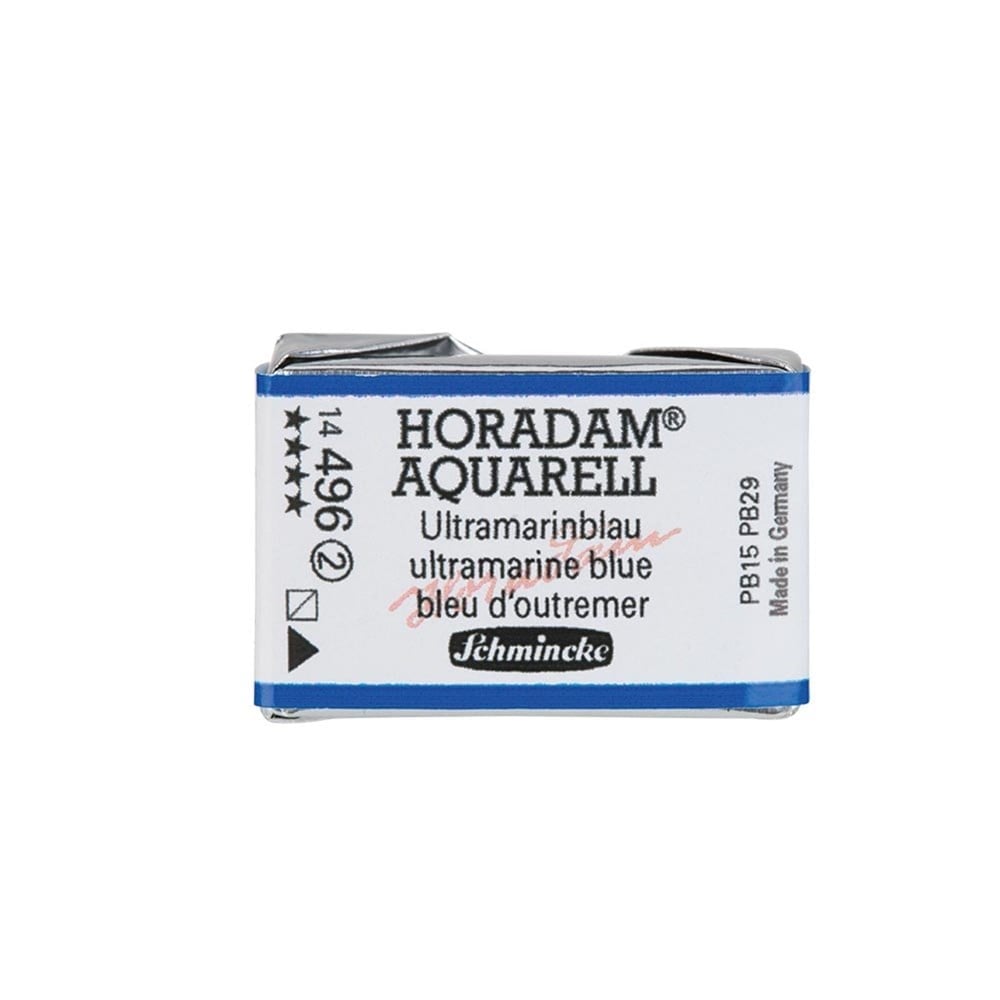 Schmincke Horadam Aquarell Artistik Sulu Boya Tam Tablet Seri 2 496 ultramarine blue