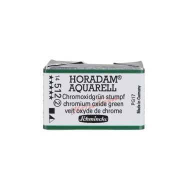 Schmincke Horadam Aquarell Artistik Sulu Boya Tam Tablet Seri 2 512 chromium oxide green