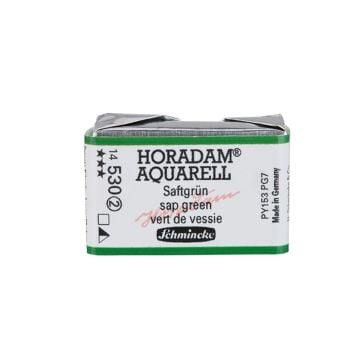 Schmincke Horadam Aquarell Artistik Sulu Boya Tam Tablet Seri 2 530 sap green