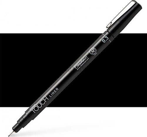 0,3 mm Siyah Shinhanart Touch Liner Teknik Çizim Kalemi