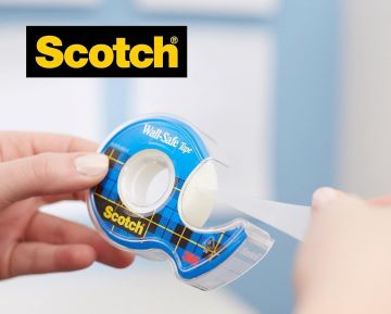 3M Scotch Şeffaf Bant mavi