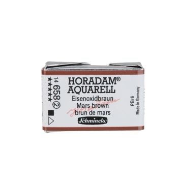 Schmincke Horadam Aquarell Artistik Sulu Boya Tam Tablet Seri 2 658 mars brown