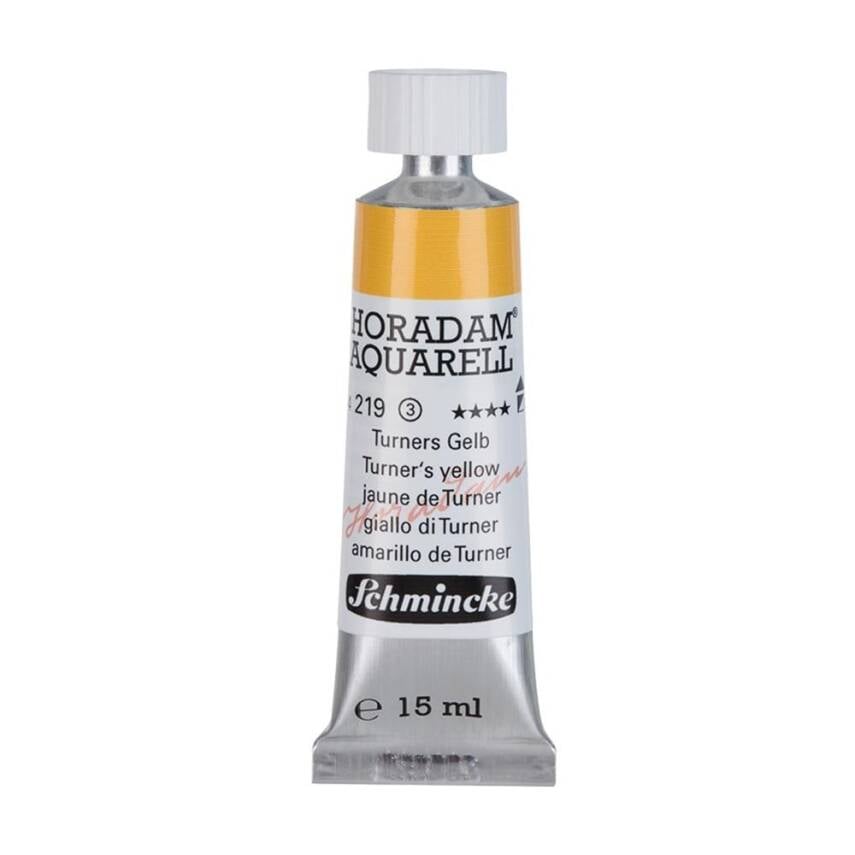 Schmincke Horadam Aquarell Artist Sulu Boya 15 ml Tüp Seri 3 219 Turner's Yellow