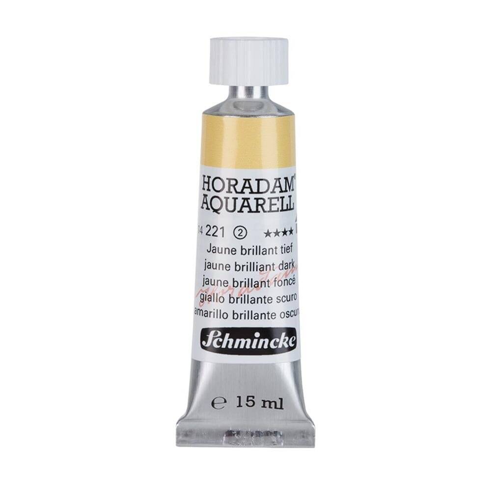 Schmincke Horadam Aquarell Artist Sulu Boya 15 ml Tüp Seri 2 221 Jaune Brilliant Dark