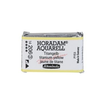 Schmincke Horadam Aquarell Artistik Sulu Boya Tam Tablet Seri 3 206 titanium yellow