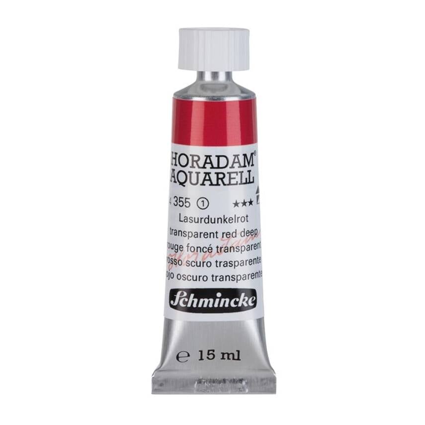 Schmincke Horadam Aquarell Artist Sulu Boya 15 ml Tüp Seri 1 355 Transparent Red Deep