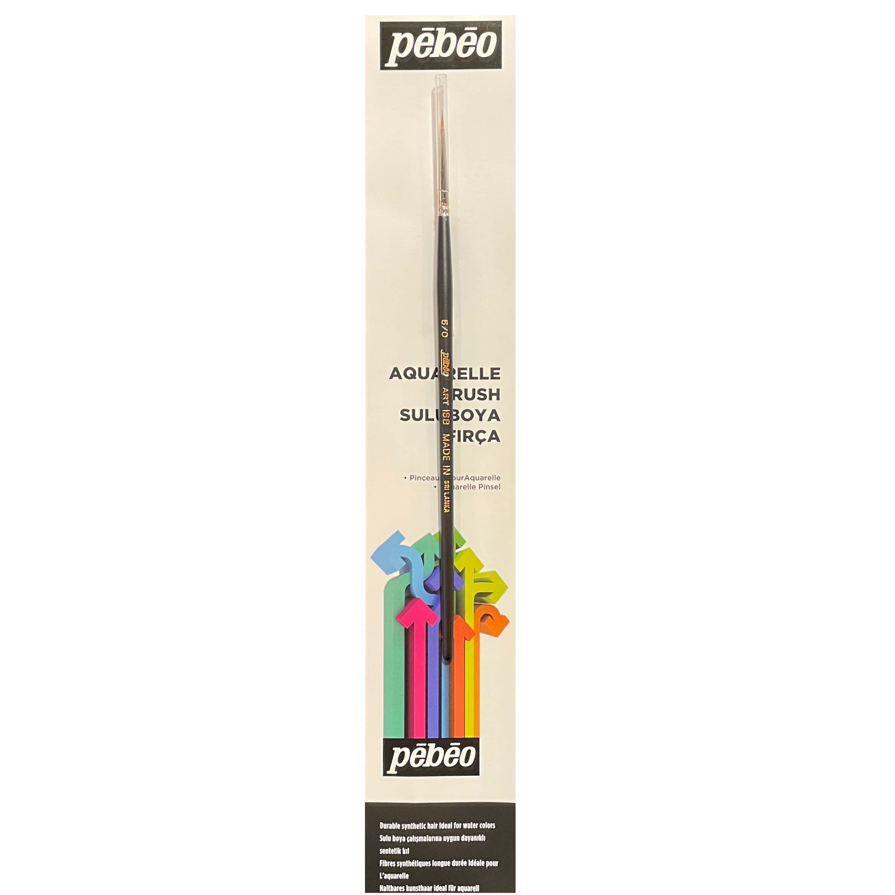 Pebeo ISB Serisi İmitasyon Samur Sulu Boya Fırçası NO: 00000
