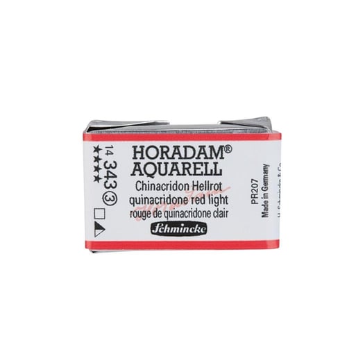 Schmincke Horadam Aquarell Artistik Sulu Boya Tam Tablet Seri 3 343 quinacridone red light
