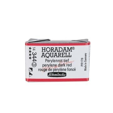 Schmincke Horadam Aquarell Artistik Sulu Boya Tam Tablet Seri 3 344 perylene dark red